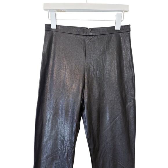 Amanda Uprichard Amina Leather Pants in Black Size Small - Picture 6 of 9